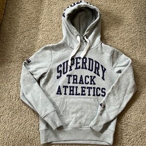 Superdry hoodie/ Lady size M/ Gray Color